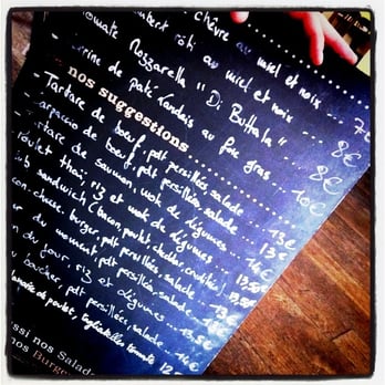 Le Bidule - Menu - Bars Near Me - Paris, 75 Le Bidule - Menu - Bars Near Me - Paris, 75