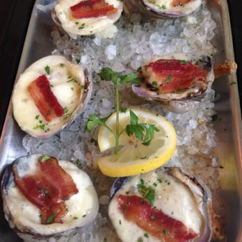 Flying Melon Café - Oysters Rockefeller. We ordered seconds with mojitos. - Seafood Near Me - Ocracoke, North Carolina Flying Melon Café - Oysters Rockefeller. We ordered seconds with mojitos. - Seafood Near Me - Ocracoke, North Carolina
