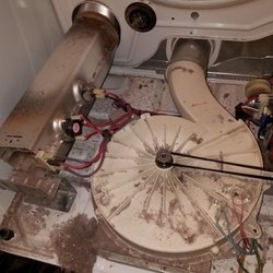 Roush Home Services - Cabrio dryer needs cleaning.
