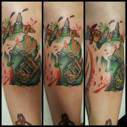 Eternal Tattoos - Done by Stelios Chimpouras at Eternal Tattoos in Howell, MI.