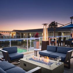 Ocean View Bar and Grill - Beautiful views from the patio of the restaurant and bar.