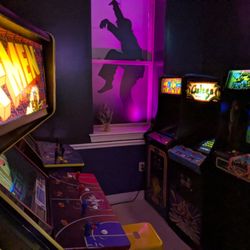 Shy Guys Coffee-R-Cade - One of the game rooms.