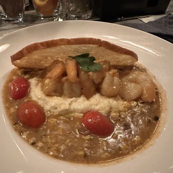 Acre 41 - I believe this was shrimp and grits - Breakfast & Brunch Near Me - Austin, Texas