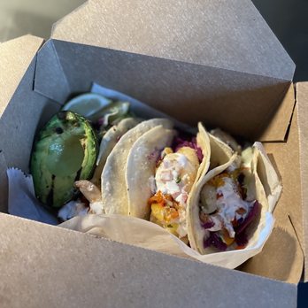 AKB, a hotel bar - Street Tacos with Shrimp - Cocktail Bars Near Me - Tysons, Virginia