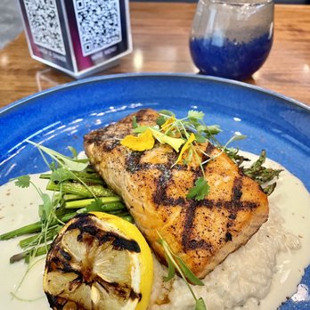 Aurora At The Celeste - Very popular salmon main course... - American Near Me - Orlando, Florida