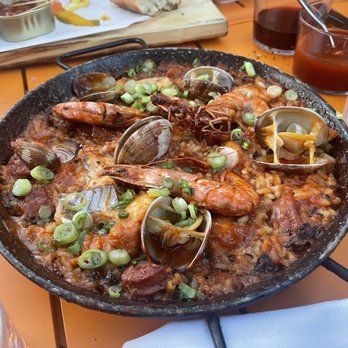 Bravas Bar de Tapas - Paella seafood generous - Spanish Near Me - Healdsburg, California Bravas Bar de Tapas - Paella seafood generous - Spanish Near Me - Healdsburg, California