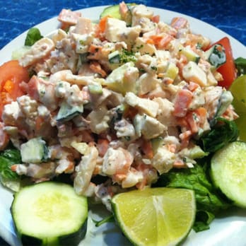 Playa Azul - Seafood Stuffed Avocado. Let's just say the avocado is in there somewhere and we didn't mind! - Latin American Near Me - San Francisco, California Playa Azul - Seafood Stuffed Avocado. Let's just say the avocado is in there somewhere and we didn't mind! - Latin American Near Me - San Francisco, California