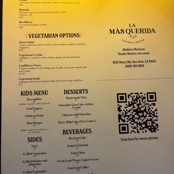 La Más Querida - Menu February 2026 - Mexican Near Me - San Jose, California La Más Querida - Menu February 2026 - Mexican Near Me - San Jose, California