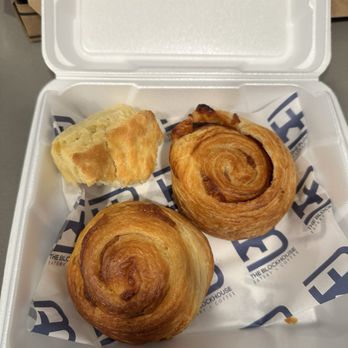 Blockhouse Coffee & Kitchen - Pepperoni Croissant and Ham & Swiss Croissant! 10/10! I obviously enjoyed the biscuit too much to wait for the photo! lol - Coffee & Tea Near Me - Richmond, Texas
