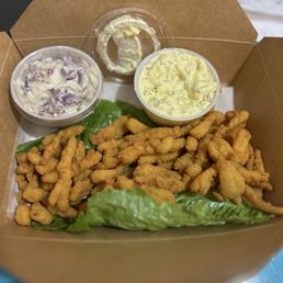 Fried clam strips Fried clam strips