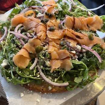 Newtown cafe - a plate of food with a salad on it - Cafeteria Near Me - Sandy Hook, Connecticut
