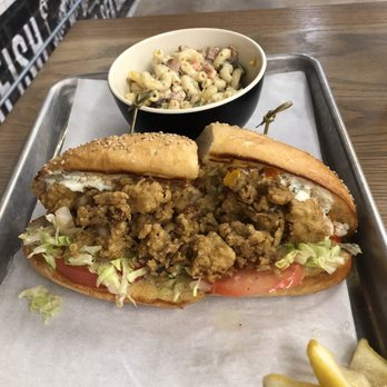 Chula Seafood Uptown - Po Boy with a side of mac salad - Seafood Near Me - Phoenix, Arizona