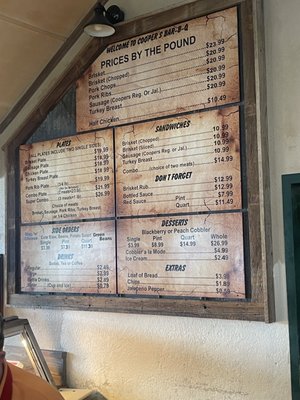 Menu photo 1 Cooper's Bar-B-Q & Grill Junction, TX Menu photo 1 Cooper's Bar-B-Q & Grill Junction, TX