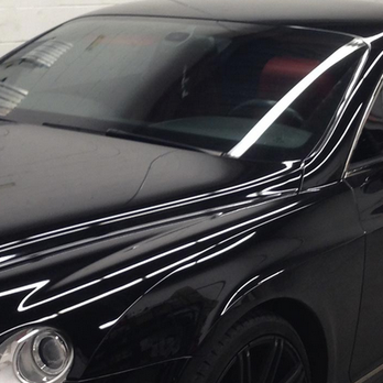 Accurate Detail and Tint - Bentley with Clear Bra and Limo Tint - Auto Detailing Near Me - Argyle, Texas