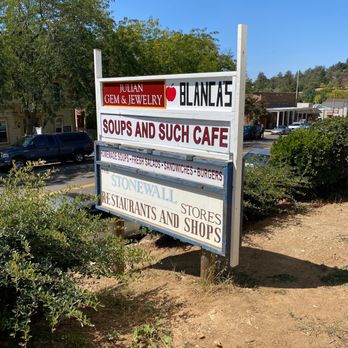 Soups & Such Cafe' - Sign - Sandwiches Near Me - Julian, California Soups & Such Cafe' - Sign - Sandwiches Near Me - Julian, California