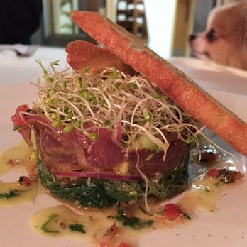 Odeum - [Morgan Hill] - Ahi Poke w/ seaweed salad, poached Asian pear, avocado, sesame, ponzu | NYE 4-Course $75 - Mediterranean Near Me - Morgan Hill, California