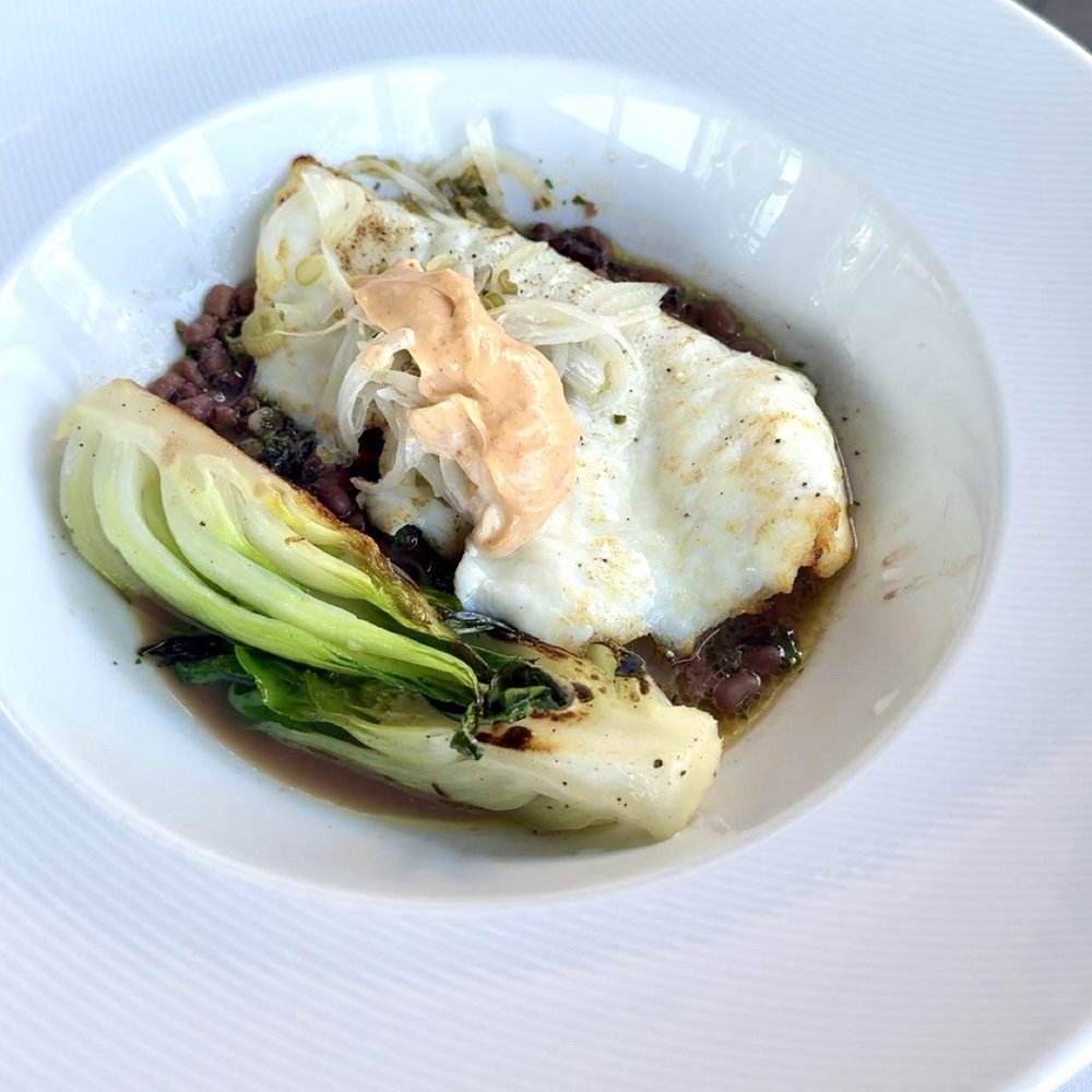 Waterbar - Pan Seared Halibut - Seafood Near Me - San Francisco, California Waterbar - Pan Seared Halibut - Seafood Near Me - San Francisco, California
