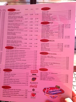 Menu photo 2 Romario Buenos Aires, C