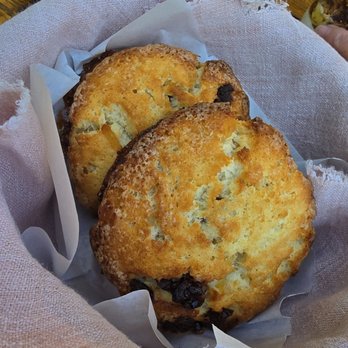 The Lost Kitchen - Lemon/ cranberry scones - Salad Near Me - Freedom, Maine