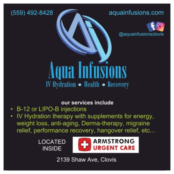 Aqua Infusions - IV Hydration Near Me - Clovis, California