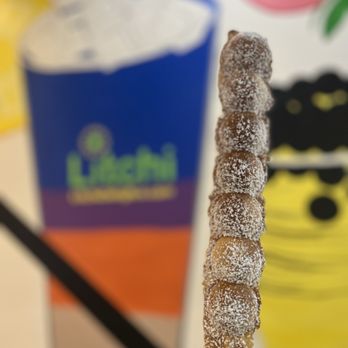 Litchi Ramen - a sugar coated donut on a stick - Poke Near Me - Cooper City, Florida Litchi Ramen - a sugar coated donut on a stick - Poke Near Me - Cooper City, Florida