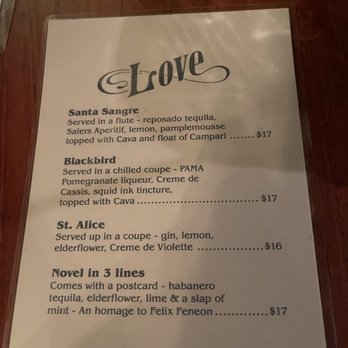 The Rabbit Box - Love Menu - Cocktail Bars Near Me - Seattle, Washington The Rabbit Box - Love Menu - Cocktail Bars Near Me - Seattle, Washington