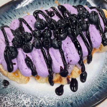 Azure - Blueberry croffle - Desserts Near Me - Austin, Texas