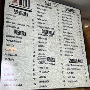 El Taller De La Barbacoa - Menu - Mexican Near Me - Spring Valley, California El Taller De La Barbacoa - Menu - Mexican Near Me - Spring Valley, California