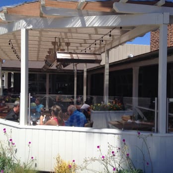 Shorehouse Kitchen - Covered outdoor patio area. Nice and cool with coastal breeze today but heaters are available otherwise. - Coffee & Tea Near Me - La Jolla, California