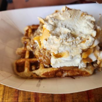 Cast Iron Waffles - Apple pie - Coffee & Tea Near Me - Charlotte, North Carolina