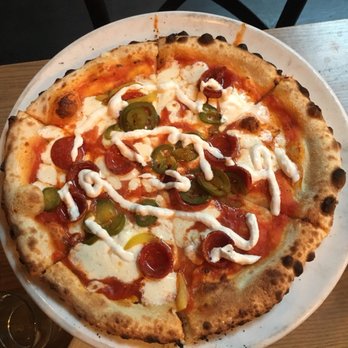 Via 13 - Salami Picante Pizza - Italian Near Me - New York, New York Via 13 - Salami Picante Pizza - Italian Near Me - New York, New York