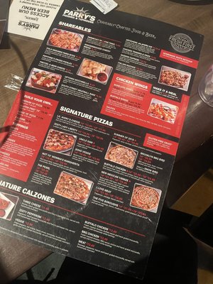 Menu photo 1 Parry's Pizzeria & Taphouse Lubbock, TX Menu photo 1 Parry's Pizzeria & Taphouse Lubbock, TX