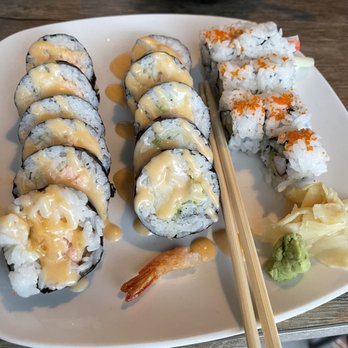 Sapporo - California Roll, Deep Fried Shrimp and Deep Fried Salmon Rolls - Japanese Near Me - Madison, Tennessee
