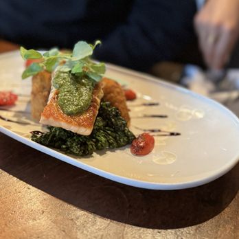 Thistle Inn Restaurant - Salmon - Salad Near Me - Boothbay Harbor, Maine Thistle Inn Restaurant - Salmon - Salad Near Me - Boothbay Harbor, Maine