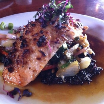 Jake's - Macadamia Nut Salmon - New American Near Me - Del Mar, California Jake's - Macadamia Nut Salmon - New American Near Me - Del Mar, California