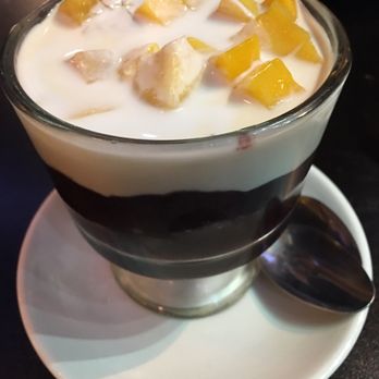 A+ Hong Kong Kitchen - Purple rice with mango and coconut milk - Cantonese Near Me - Seattle, Washington