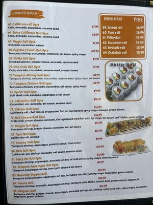 Menu photo 2 Five Star Sushi Warr Acres, OK Menu photo 2 Five Star Sushi Warr Acres, OK