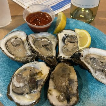 Rusty Jimmies - My share of a dozen oysters. - Seafood Near Me - Fenwick Island, Delaware