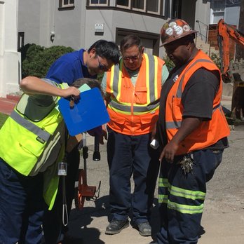 Sewer Master, A Private Sewer Lateral Contractor - Meeting the City and EBMUD inspectors onsite discussing a manhole situation. - Plumbing Near Me - Oakland, California