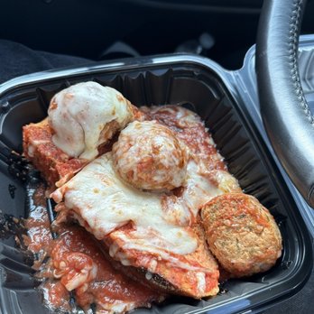 Village Eatery Italian Bistro - Open meatball sandwich - Italian Near Me - Lockport, New York Village Eatery Italian Bistro - Open meatball sandwich - Italian Near Me - Lockport, New York