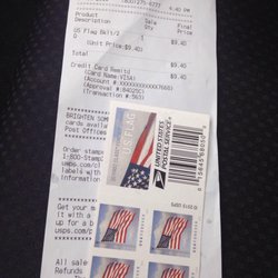 US Post Office - Book of Forever stamps $9.40