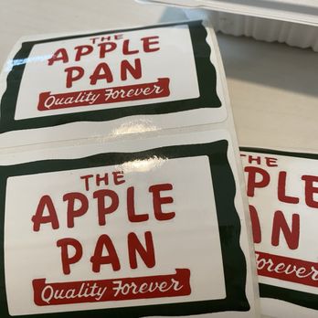 The Apple Pan - Stickers for the road - Burgers Near Me - Los Angeles, California The Apple Pan - Stickers for the road - Burgers Near Me - Los Angeles, California