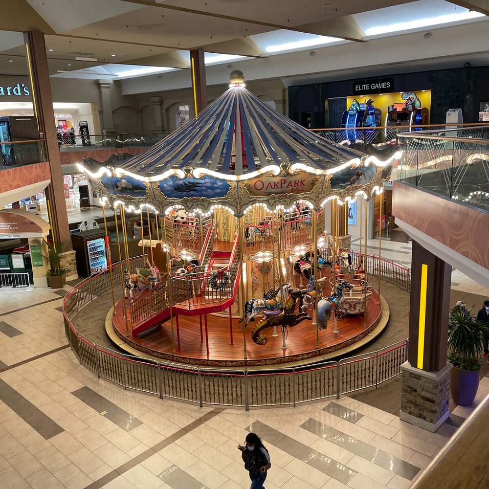 Oak Park Mall - The Oak Park Mall merry-go-round is up and running! - Shopping Centers Near Me - Overland Park, Kansas Oak Park Mall - The Oak Park Mall merry-go-round is up and running! - Shopping Centers Near Me - Overland Park, Kansas
