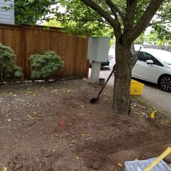 RCS Landscaping - Before flagstone patio. - Landscaping Near Me RCS Landscaping - Before flagstone patio. - Landscaping Near Me