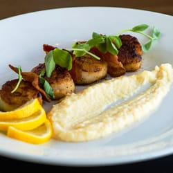 Bandstand Restaurant - Scallop starter