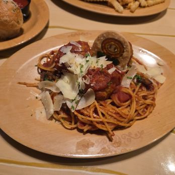 Toadstool Cafe - fire flower spaghetti & meatballs - Cafes Near Me - Universal City, California Toadstool Cafe - fire flower spaghetti & meatballs - Cafes Near Me - Universal City, California