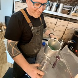 The Hermit's Lamp - Hand crafting candles.