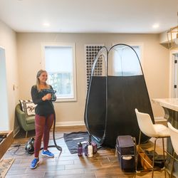 Mobile Glow - This is what Mobile Glow set up looks like in your home.