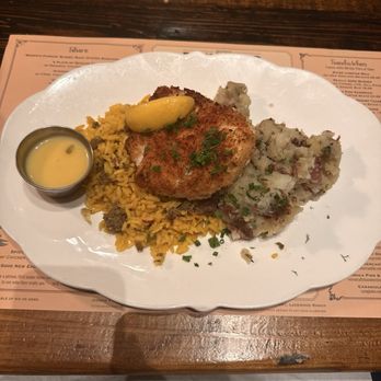 Owen's Fish Camp - Scamp (butter baked) with dirty rice and potatoes - Seafood Near Me - Lakewood Ranch, Florida Owen's Fish Camp - Scamp (butter baked) with dirty rice and potatoes - Seafood Near Me - Lakewood Ranch, Florida