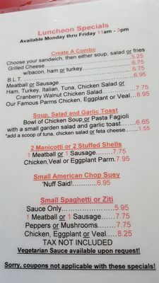Menu photo 4 Boulevard Diner Worcester, MA